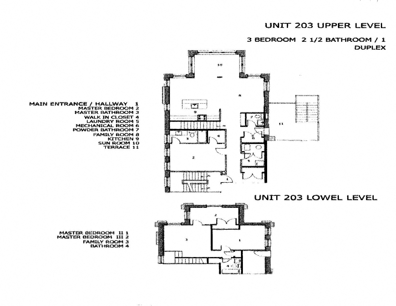 Floor plan for 3 beds, 2.5 baths, 1750 sqft